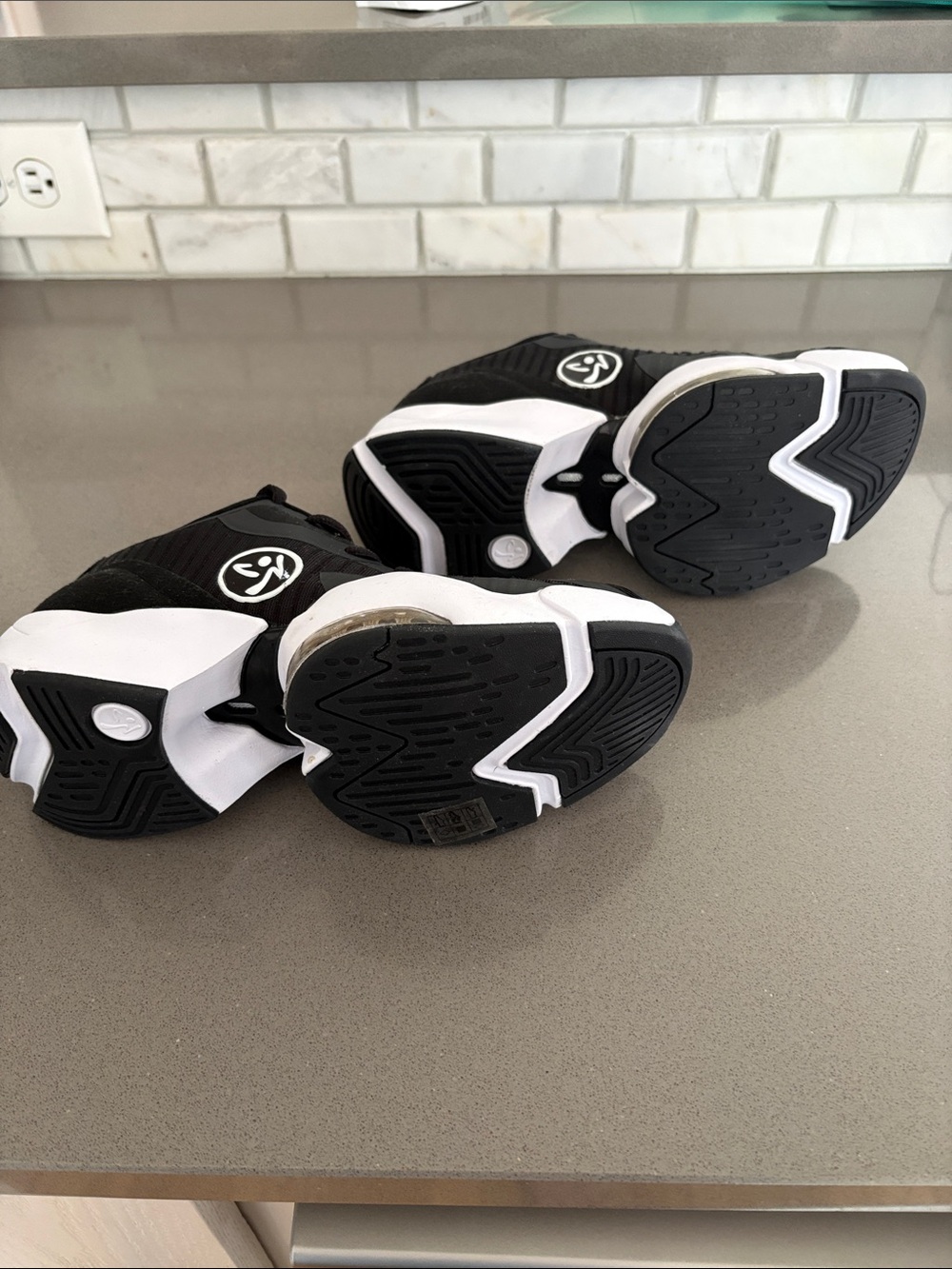 Zumba Fitness Black Women's Dance Sneakers with White Insole - Picture 3 of 5
